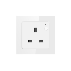 Image of MYQ-A16UK Tuya WiFi UK Wall Socket with Power Meter
