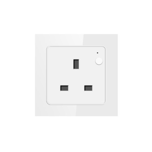 Image of MYQ-A16UK Tuya WiFi UK Wall Socket with Power Meter