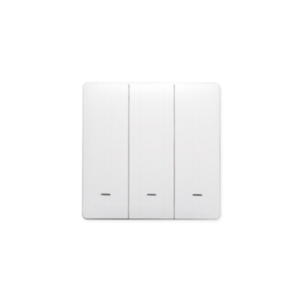 Image of MYQ-WKLS03 WiFi Push Button Light Switch without Neutral 3Gang