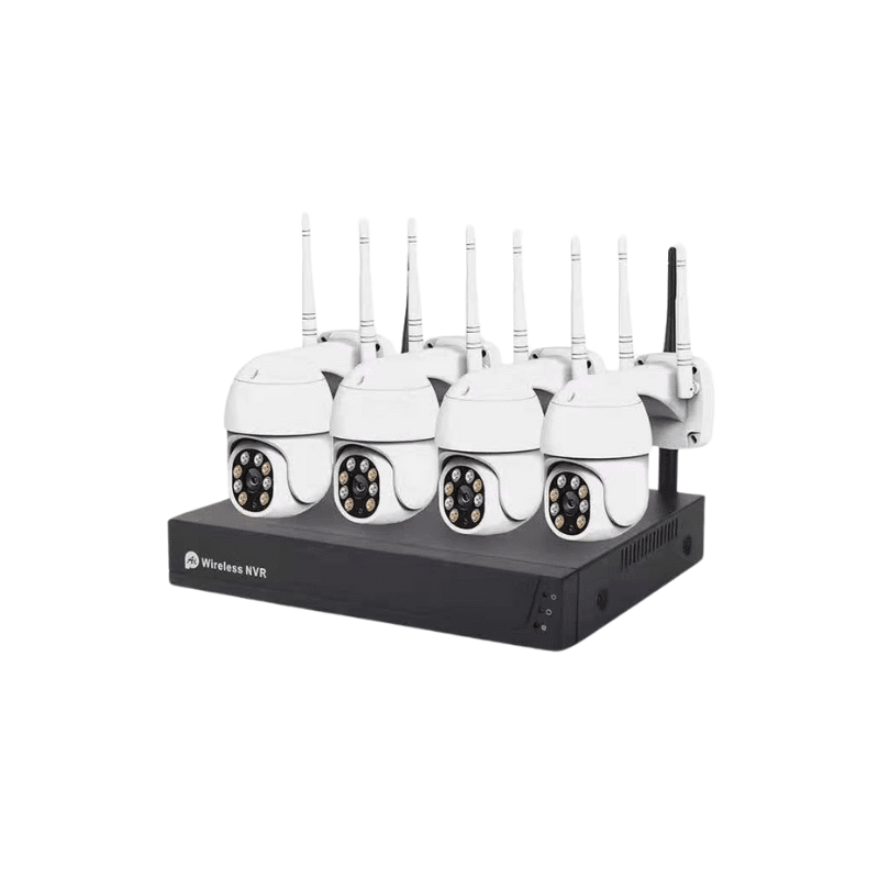 Image of MYQ-8204-Q 3.0MP H.265 Wireless CCTV Kit (4 Dome Cameras + 8CH NVR)