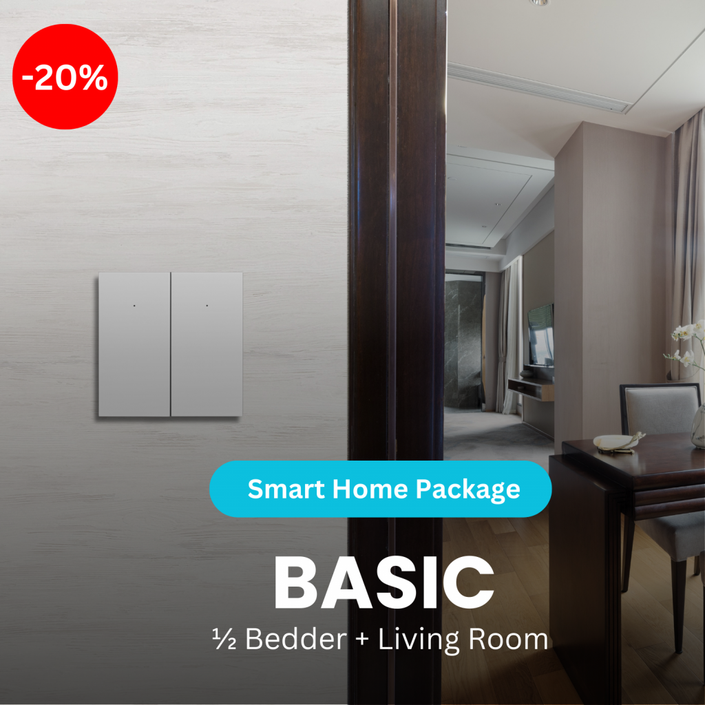 Smart Home Package Basic for Half Bedder and Living Room